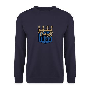 Millésime 1985 - Sweat-shirt Unisexe - marine - Devant - Alina (178cm) & Michal (187cm)