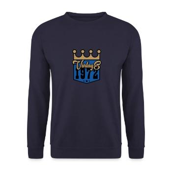 Millésime 1972 - Sweat-shirt Unisexe - marine - Devant - Alina (178cm) & Michal (187cm)