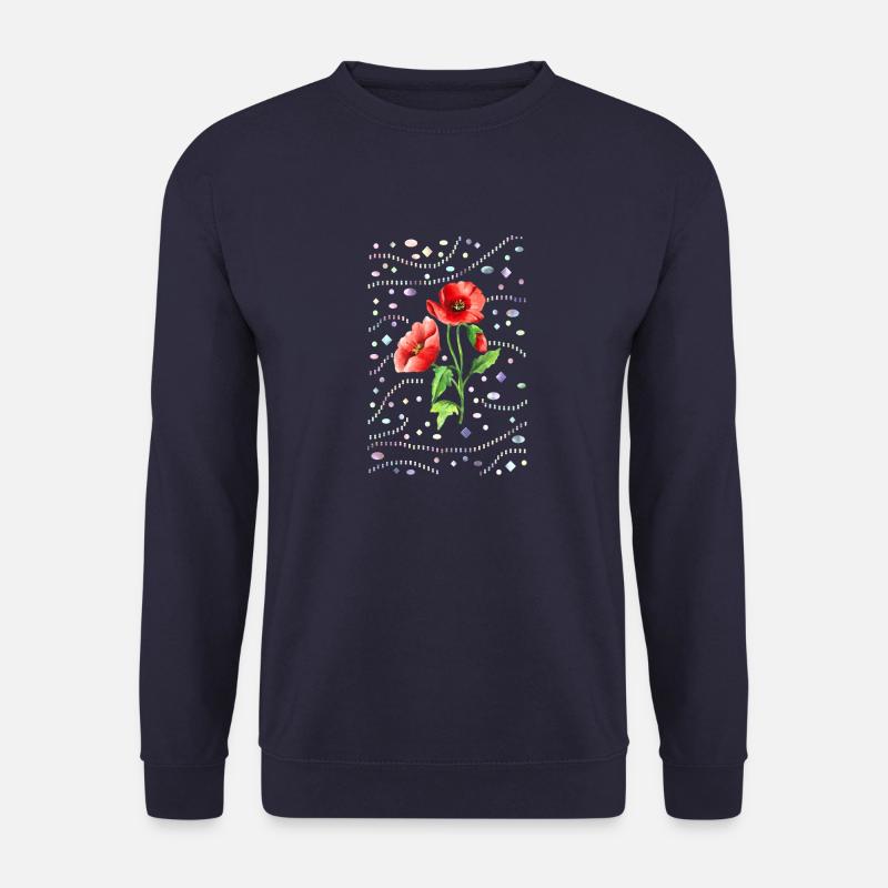 Fleur - Sweat-shirt Unisexe - marine