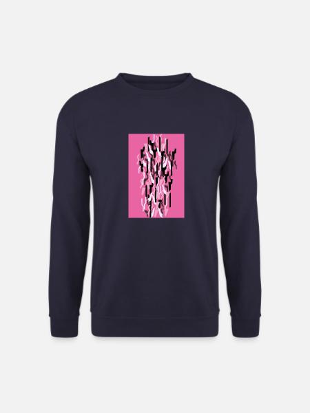 Camouflage Art Pink Gaming - Unisex Sweatshirt - navy