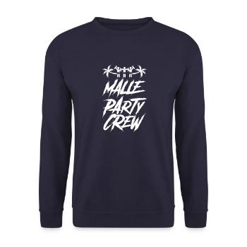 Malle Party Crew Vacation - Unisex Sweatshirt - navy - Front - Alina (178cm) & Michal (187cm)