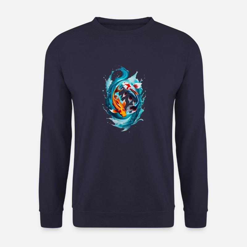 Fische - Unisex Pullover - Navy
