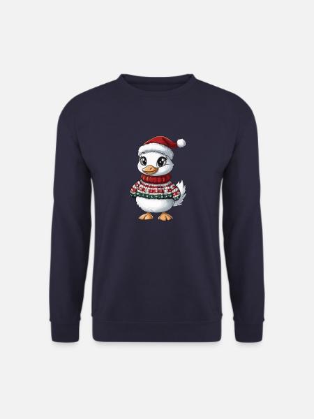 Goose Christmas Comic - Unisex Sweatshirt - navy