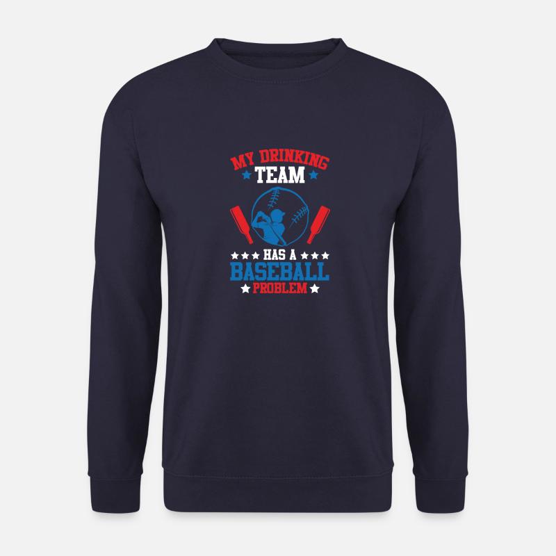 Baseball Alcohol Team - Unisex Sweatshirt - navy