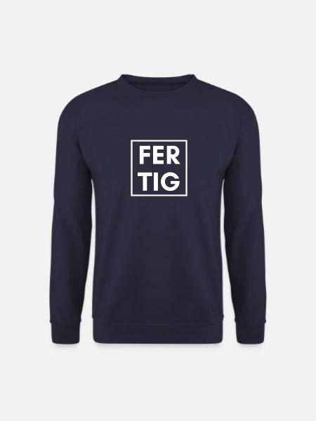 FERTIG - Unisex Pullover - Navy
