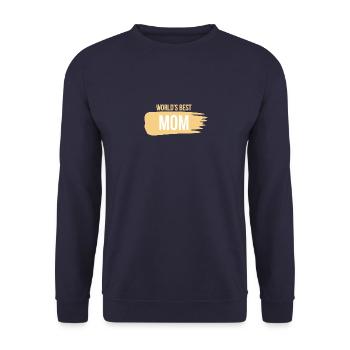 La meilleure maman du monde - Sweat-shirt Unisexe - marine - Devant - Alina (178cm) & Michal (187cm)