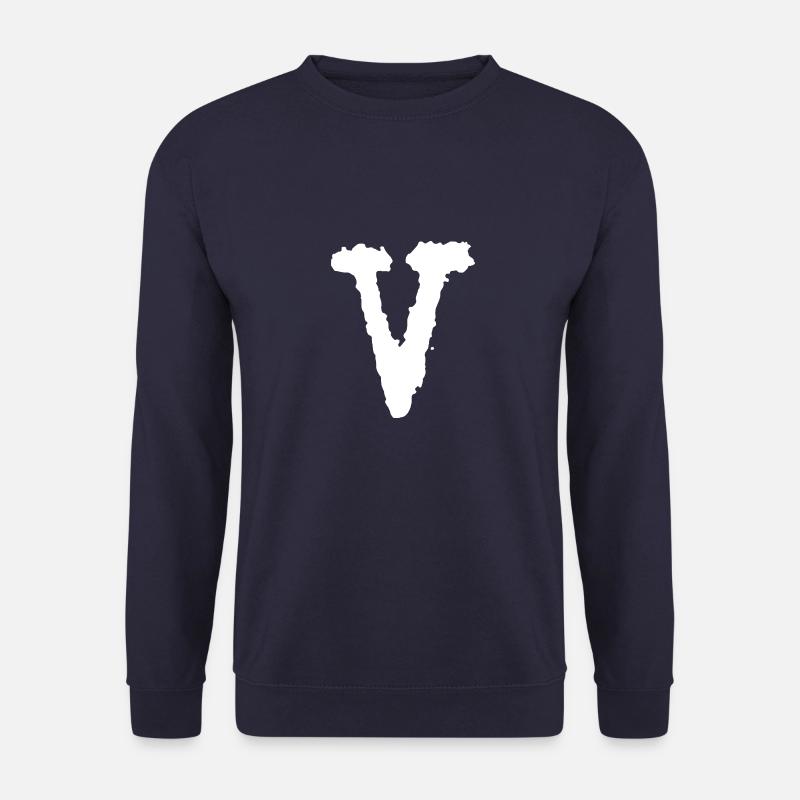 V - Unisex Pullover - Navy
