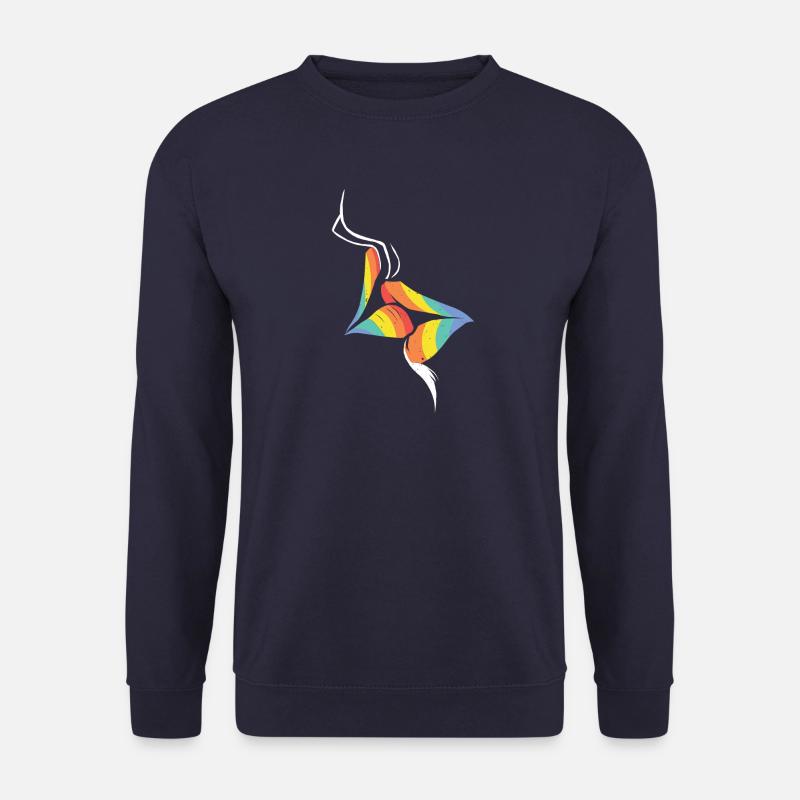 Küssen Lippen - Pride Diversity - Unisex Pullover - Navy