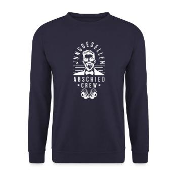 Équipe de l’enterrement de vie de garçon - Sweat-shirt Unisexe - marine - Devant - Alina (178cm) & Michal (187cm)