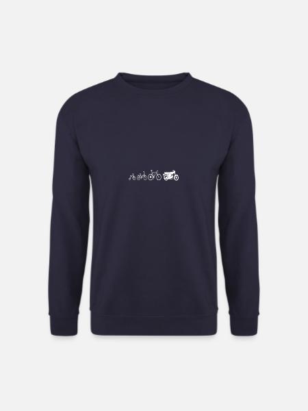 Evolution Simson DDR Moped - Unisex Pullover - Navy