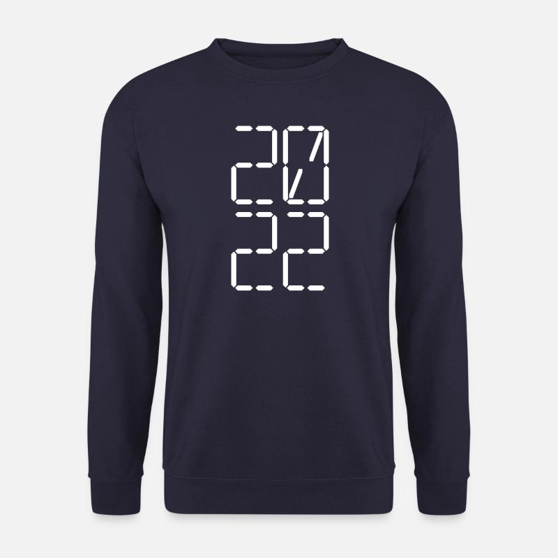 2022 lcd white - Unisex Sweatshirt - navy