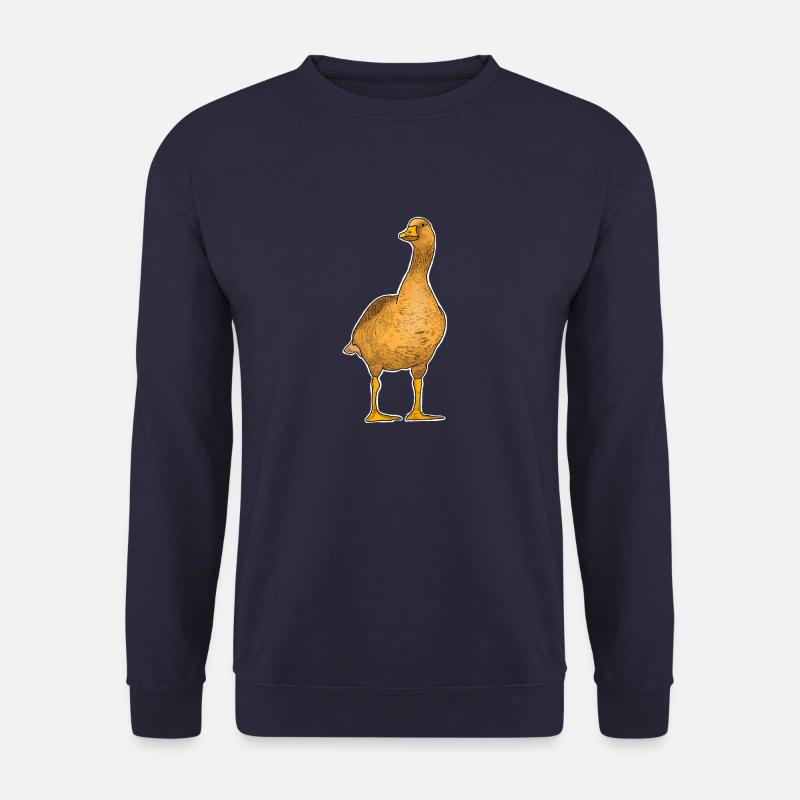 Orangene Gans - Unisex Pullover - Navy