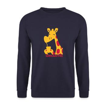 Girkaffee - Unisex Pullover - Navy - Vorne - Alina (178cm) & Michal (187cm)