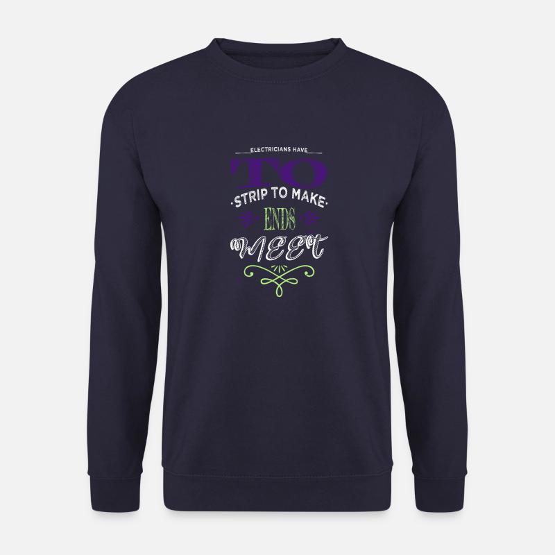 jokes engineer awesome electrical engineering - Unisex Sweatshirt - navy