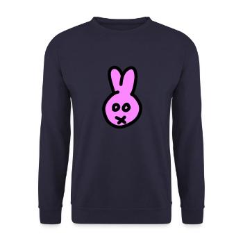 Lapin 2c - Sweat-shirt Unisexe - marine - Devant - Alina (178cm) & Michal (187cm)