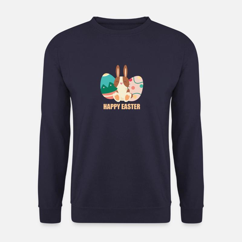 Ostern Geschenk Happy Easter - Unisex Pullover - Navy