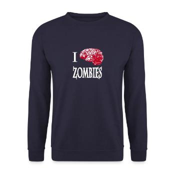 ZOMBIES - Unisex Pullover - Navy - Vorne - Alina (178cm) & Michal (187cm)