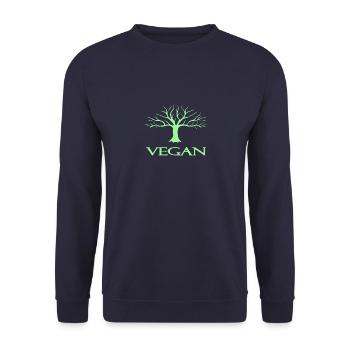 vegan - Sweat-shirt Unisexe - marine - Devant - Alina (178cm) & Michal (187cm)