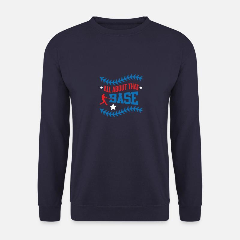base baseball spruch - Unisex Pullover - Navy