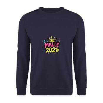 Malle 2025 Colorful Mallorca - Unisex Sweatshirt - navy - Front - Alina (178cm) & Michal (187cm)