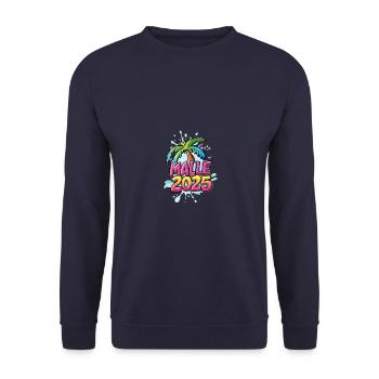 Malle 2025 Palme Mallorca - Unisex Sweatshirt - navy - Front - Alina (178cm) & Michal (187cm)