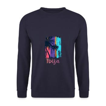 Ibiza - Unisex Pullover - Navy - Vorne - Alina (178cm) & Michal (187cm)