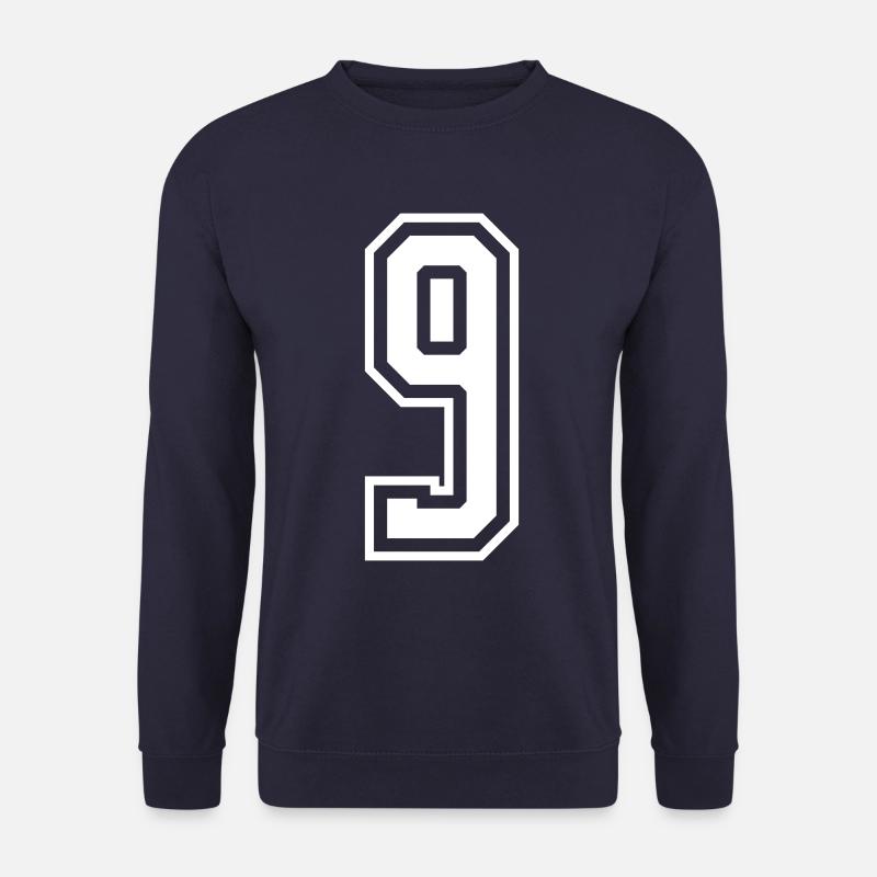 9 Numéro de numéro - Sweat-shirt Unisexe - marine