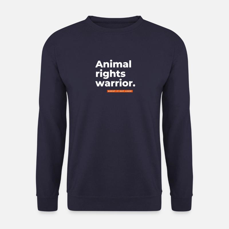 Animal Rights Warrior. - Unisex Sweatshirt - navy
