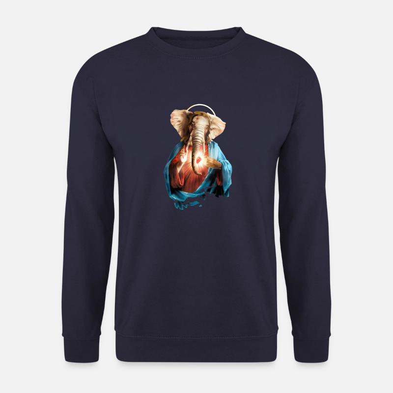 Elephant Jesus - Unisex Sweatshirt - navy