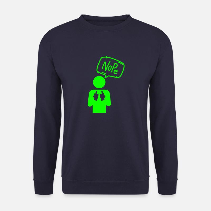 Nope - Unisex Pullover - Navy