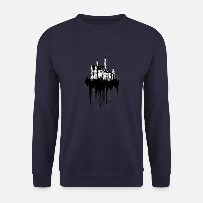 Neuschwanstein Castle German Attractions - Unisex Sweatshirt - navy