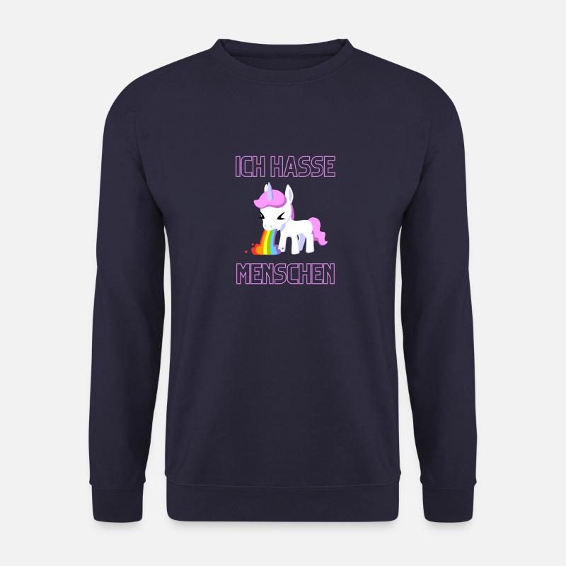 ich hasse menschen - Unisex Pullover - Navy