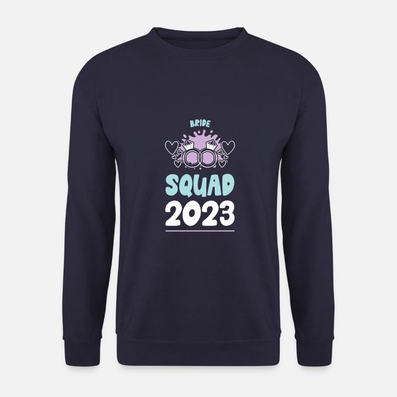 Bride Squad 2023 Team - Unisex Pullover - Navy
