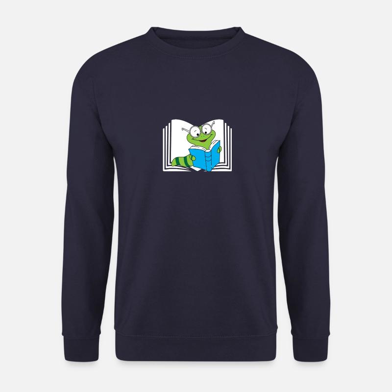 Books Bookworm - Unisex Sweatshirt - navy