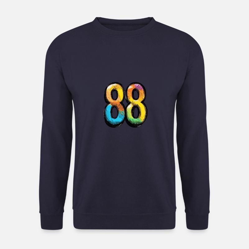 88 Zahl Comic - Unisex Pullover - Navy