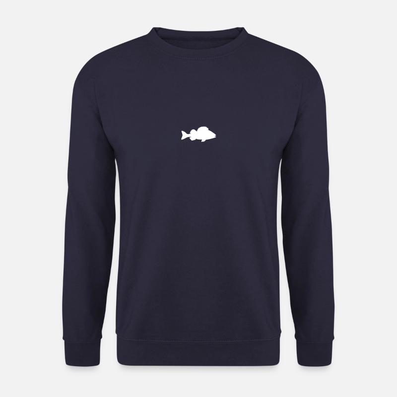 Perch white - Unisex Sweatshirt - navy