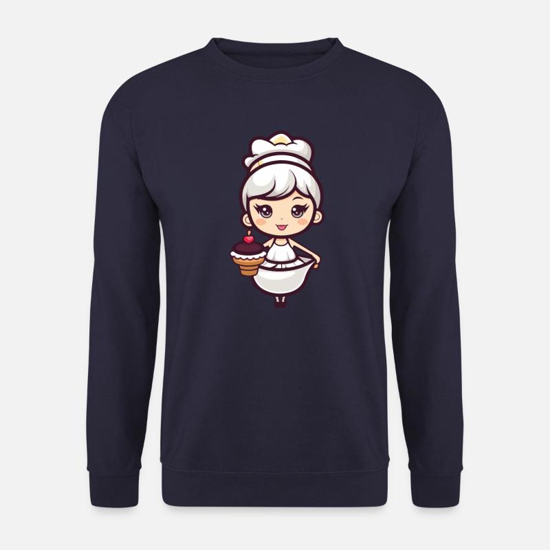 Backfee Fee Backen Kuchen - Unisex Pullover - Navy