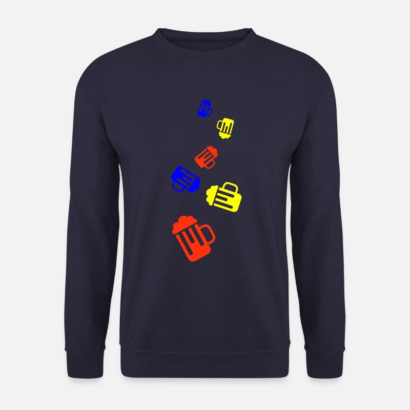 Bier glas - Unisex Pullover - Navy