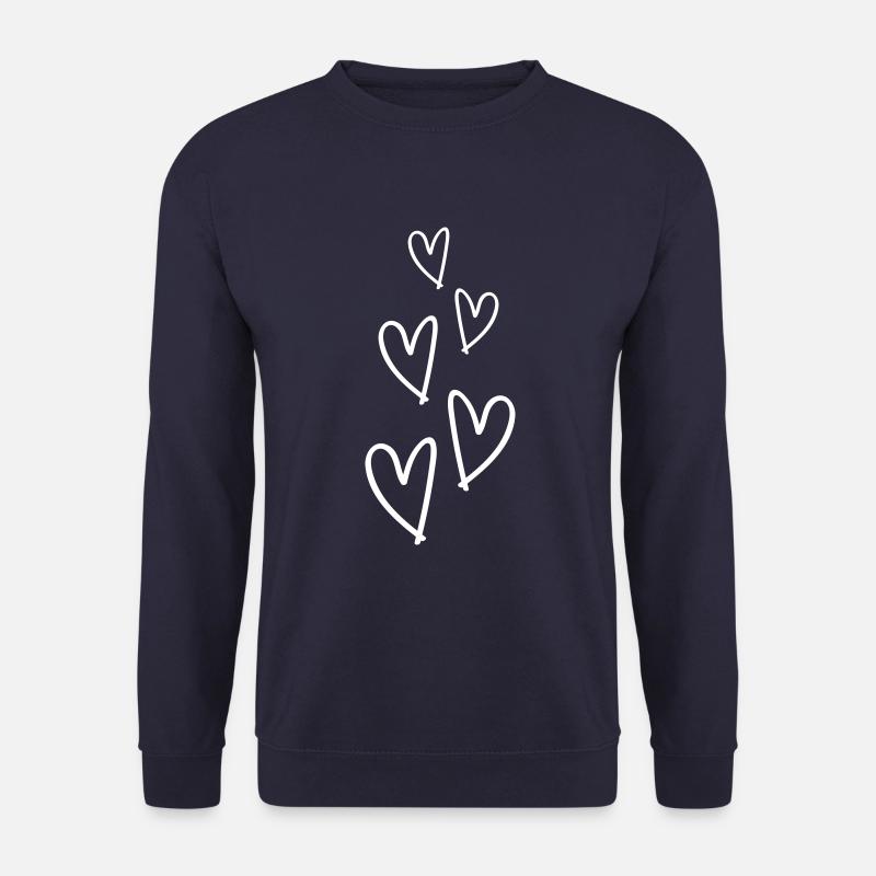 Herzen Love Symbol - Unisex Pullover - Navy