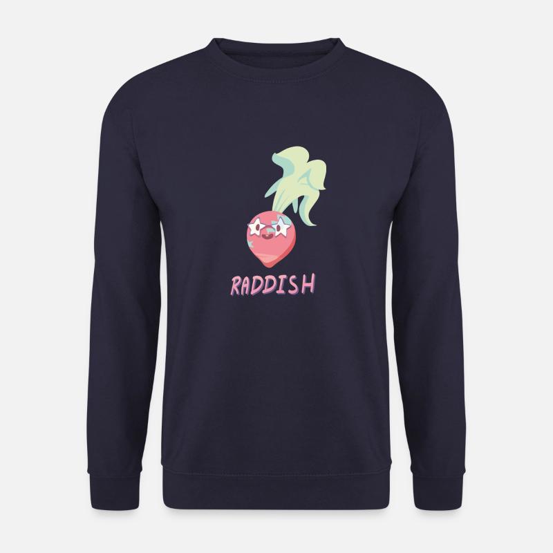 Süßer Cartoon Rettich - Unisex Pullover - Navy