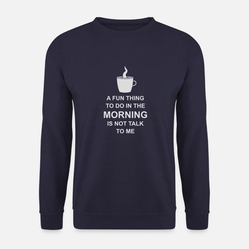 ne me parle pas - Sweat-shirt Unisexe - marine