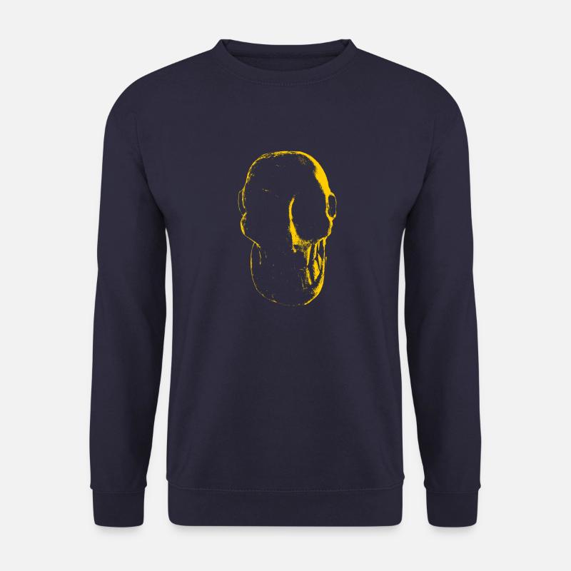 skulldesigner_RODRIGOdelTaxco - Unisex Pullover - Navy
