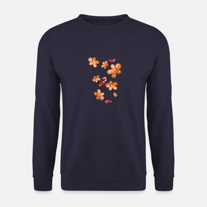 gingerbread,christmas,sweets,gingerbread man - Unisex Sweatshirt - navy