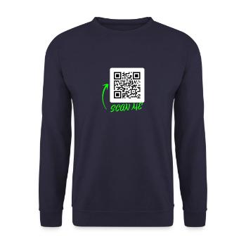 Kiyalino5 - Unisex Pullover - Navy - Vorne - Alina (178cm) & Michal (187cm)