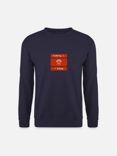 Frühling grillen happy - Unisex Pullover - Navy