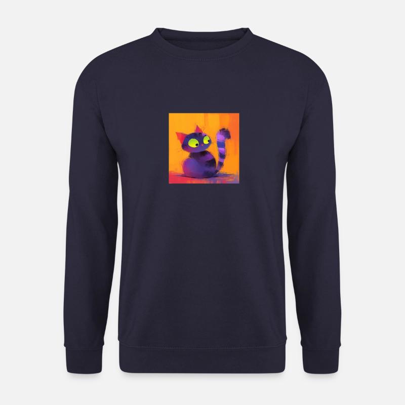 Katze, katzenmotiv - Unisex Pullover - Navy