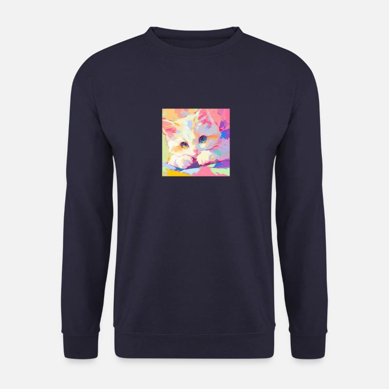 Katze, katzenmotiv - Unisex Pullover - Navy