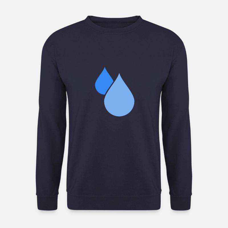 Wassertropfen - Unisex Pullover - Navy
