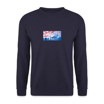 sonderzug 2019 - Unisex Pullover - Navy - Vorne - Alina (178cm) & Michal (187cm)