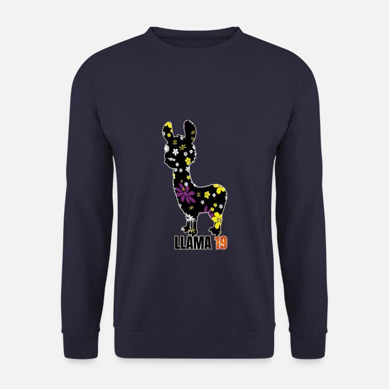 Llama - Unisex Sweatshirt - navy